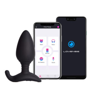 app-controlled black butt plug