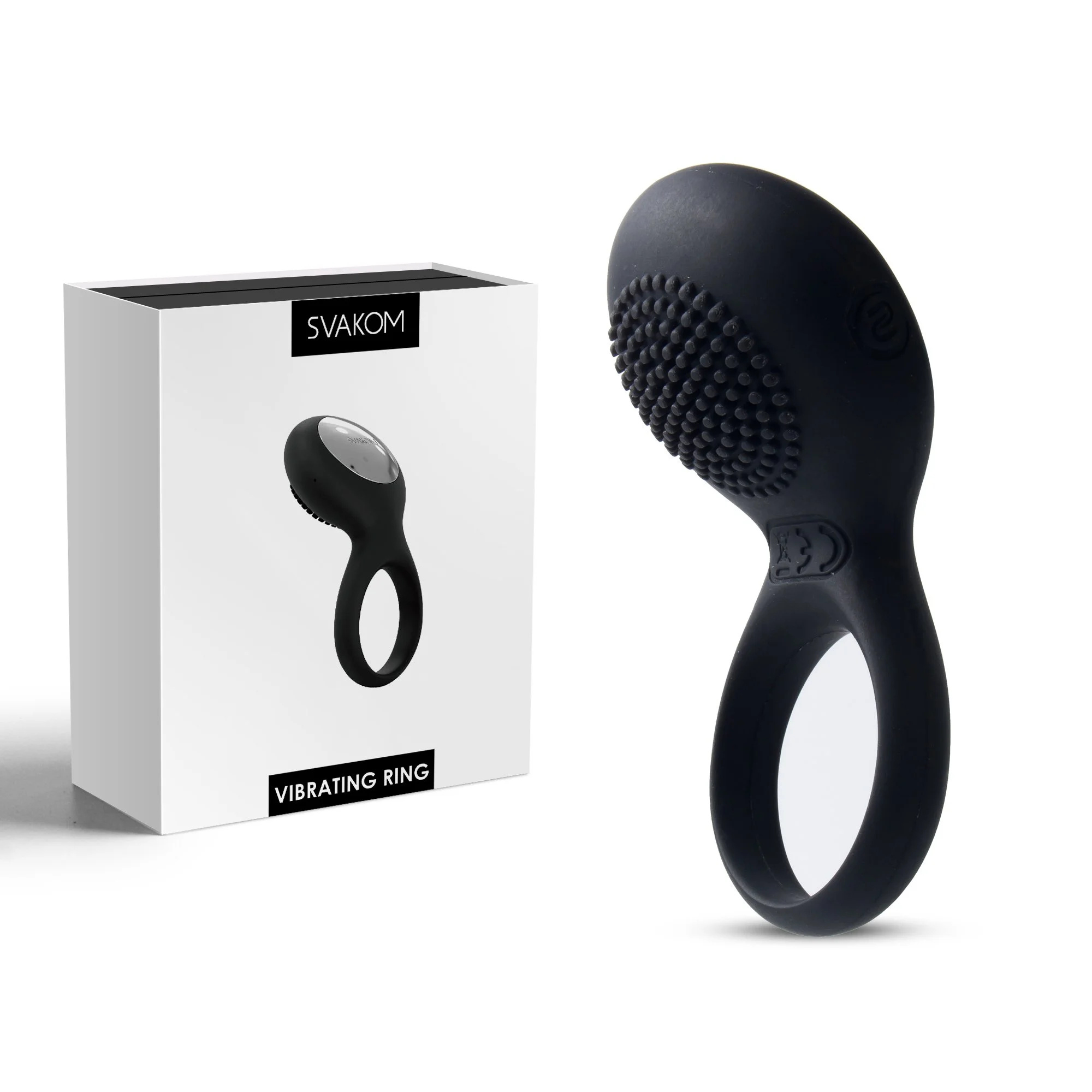 Svakom Tyler Vibro Ring with contoured pad, a versatile sex toy for couple multi-stimulation