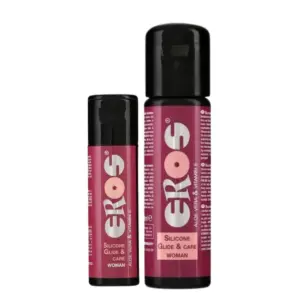 eros silicone glide care pink bottle
