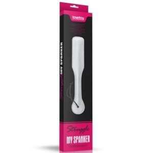 black and pink spanker packaging