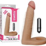 LOVETOY 7" ULTRA SOFT DOUBLE W/ VIBE