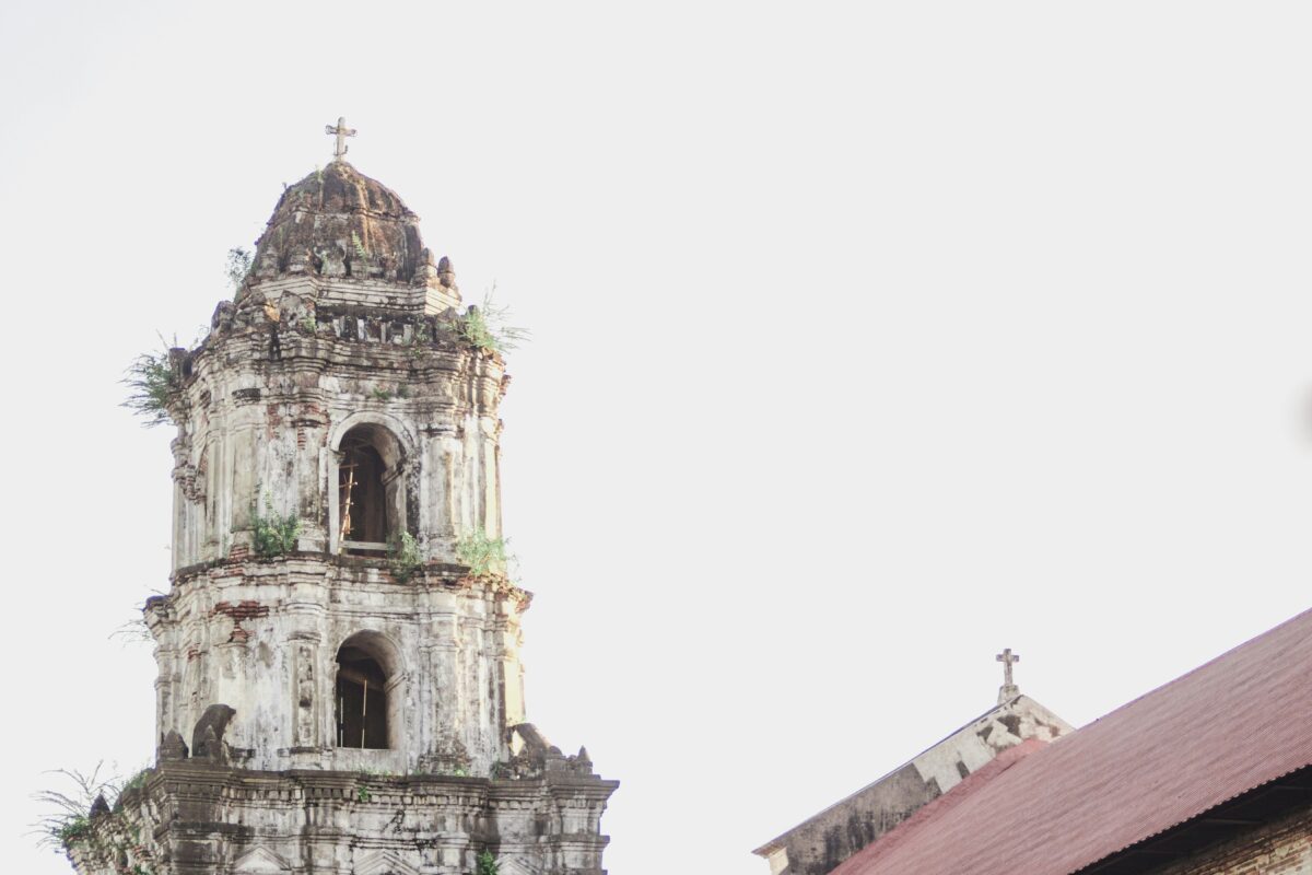 bell tower of an old church in manila