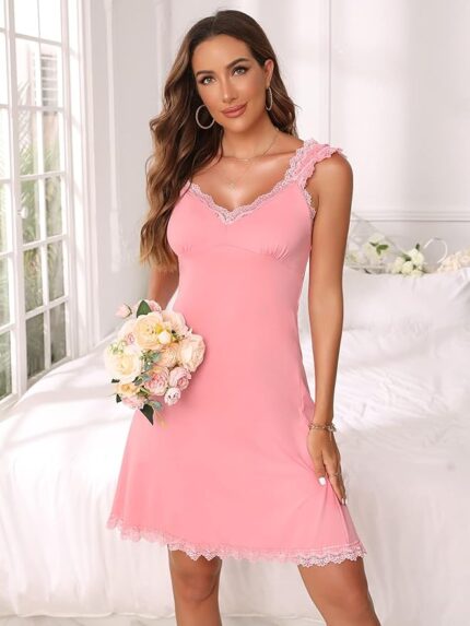 DOLUV 7765 LACE SPLIT BACK