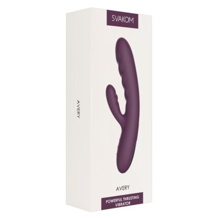 SVAKOM AVERY THRUSTING RABBIT VIBRATOR