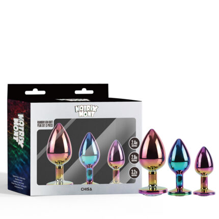 CHISA RAINBOW GEM BUTT PLUG SET