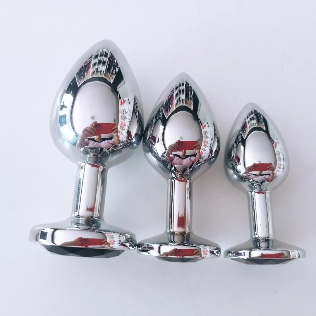 3pcs Black Metal Plug