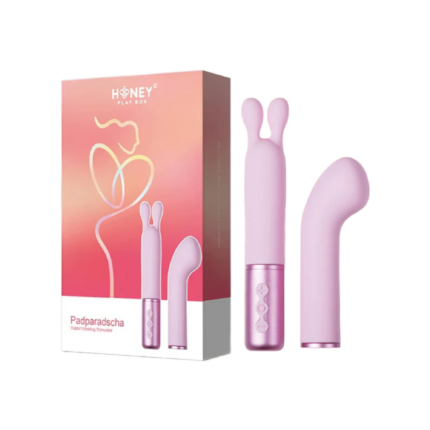 HONEY PLAY BOX INTERCHANGEABLE HEADS VIBRATOR - PINK