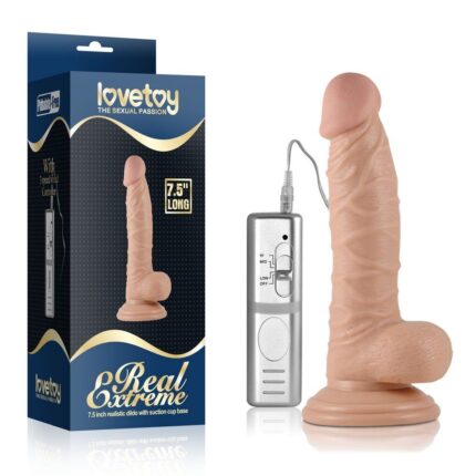 LOVETOY 7.5'' REAL EXTREME VIBRATING DILDO