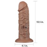 LOVETOY 10.5" REALISTIC CHUBBY DILDO - Image 3