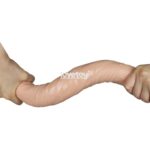 LOVETOY 17" KING SIZE REALISTIC SLIM ULTRA DOUBLE DILDO - Image 5