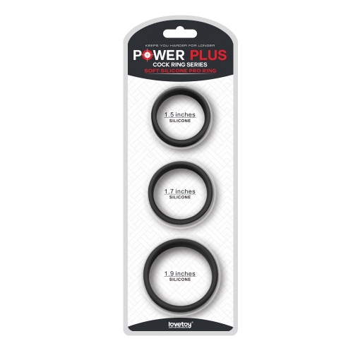 LOVETOY POWER PLUS SOFT SILICONE PRO RING