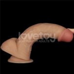 LOVETOY 8" VIBRATING ENHANCED STRAP ON L/XL/2XL - Image 5