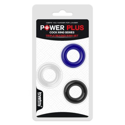 LOVETOY POWER PLUS TRIPLE DONUT RING SET
