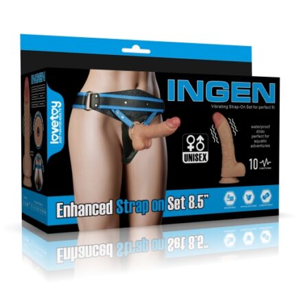 LOVETOY 8.5" VIBRATING ENHANCED STRAP ON SE XS/S/M