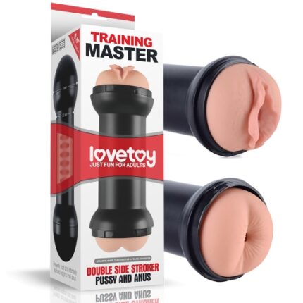 LOVETOY DOUBLE SIDED STROKER PUSSY & ANUS