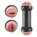 LOVETOY DOUBLE SIDED STROKER MOUTH & PUSSY - Image 4
