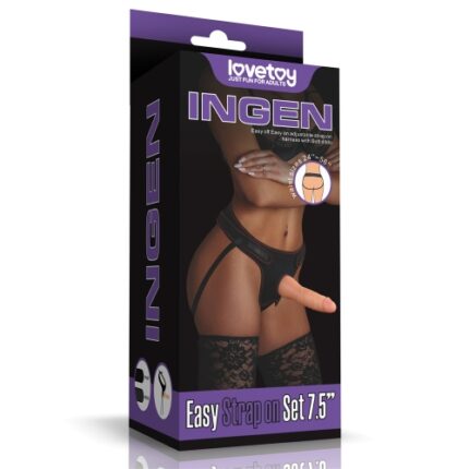 LOVETOY 7.5" EASY STRAP ON SET