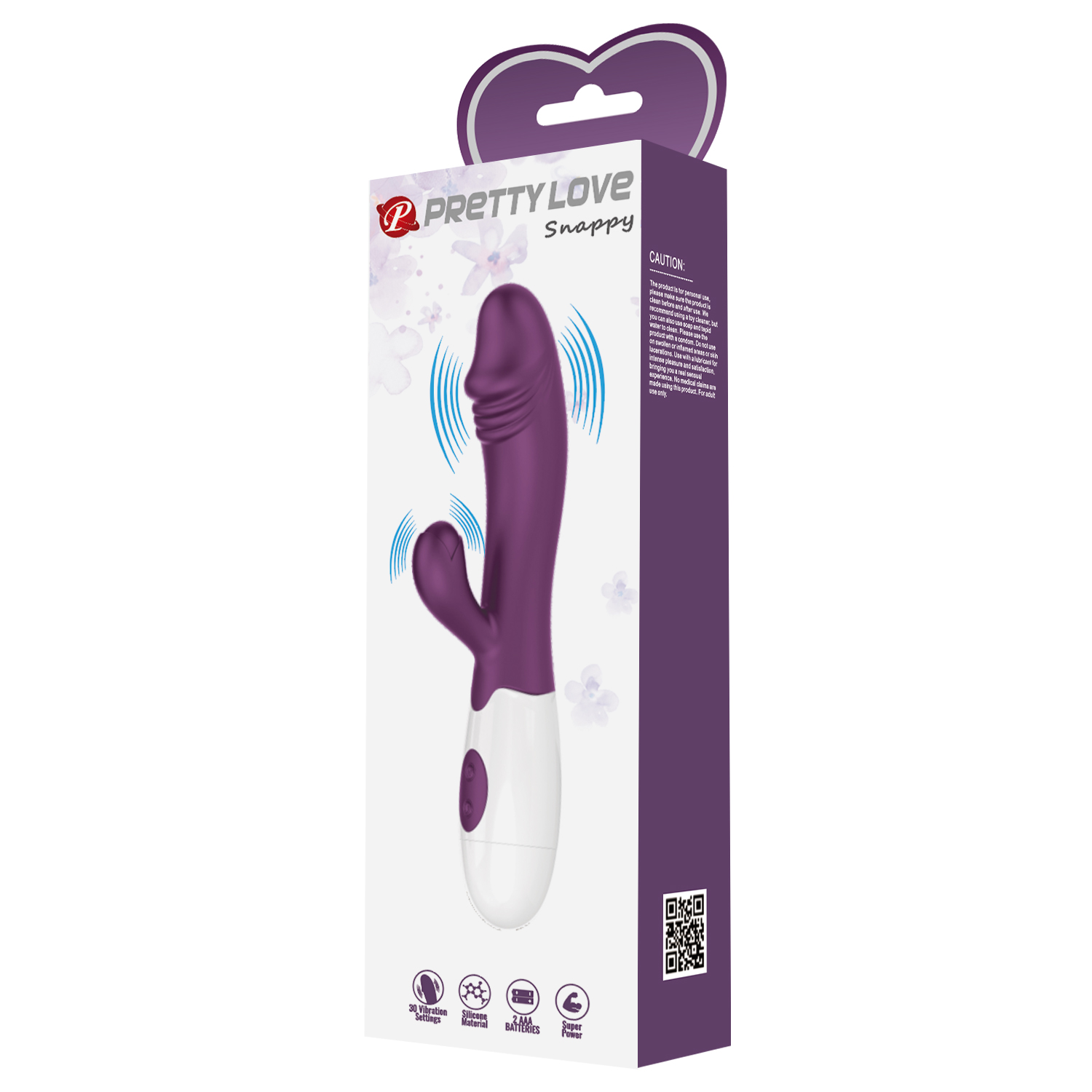 PRETTY LOVE SNAPPY RECHARGEABLE PURPLE