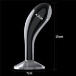 LOVETOY FLAWLESS 6.0" CLEAR PROSTATE PLUG - Image 2
