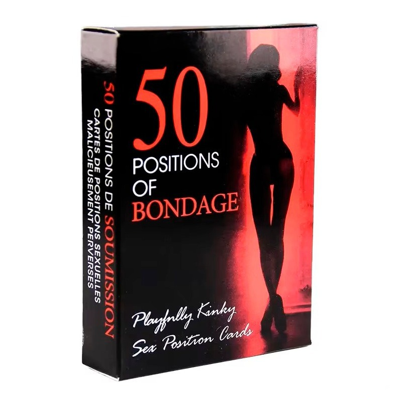 QUEENSTY 50 POSITIONS BONDAGE CARD'S