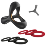 QUEENSTY SILICONE COCK RINGS 7-PIECE SET - Image 3
