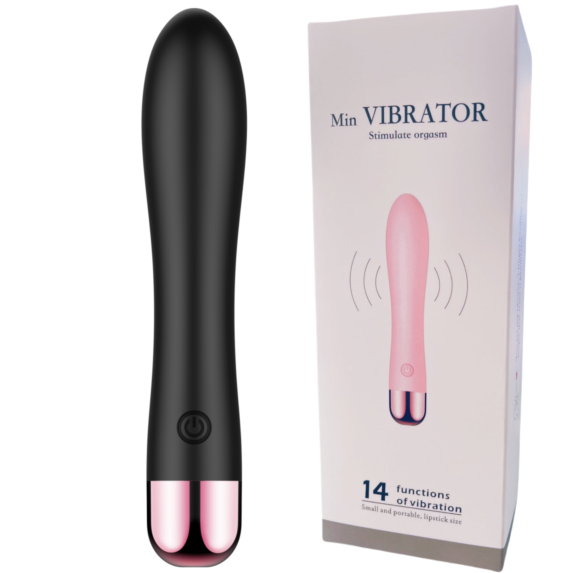 QUEENSTY MINI VIBRATOR BLACK