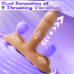 QUEENSTY NEW SETTING AND RIDING ANAL VIBRATOR DILDO APP - Image 3