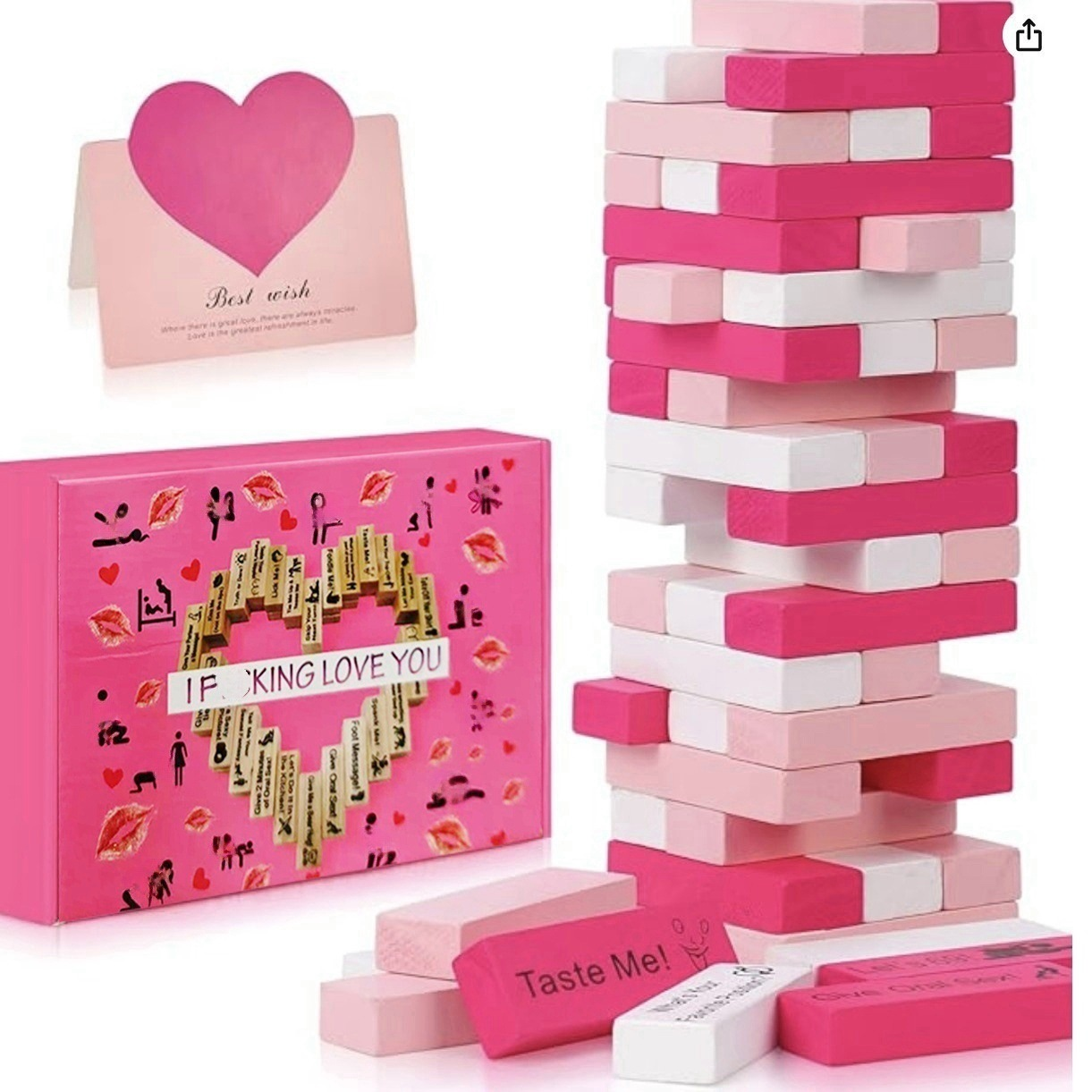 QUEENSTY BLOCK TOWER JENGA GAME
