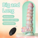 QUEENSTY  REMOTE CONTROLLED VIBRATING LARGE PENIS - Image 2