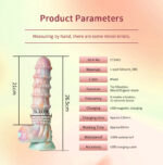 QUEENSTY  REMOTE CONTROLLED VIBRATING LARGE PENIS - Image 3