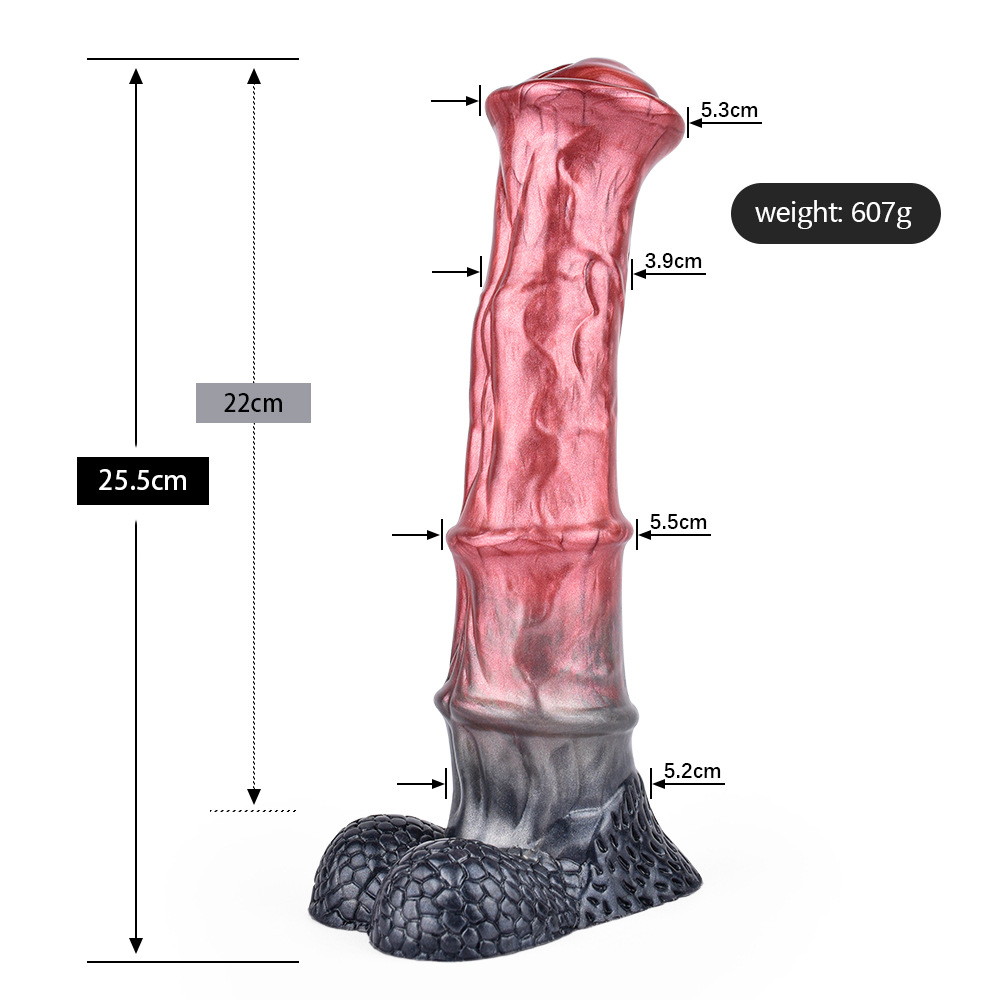QUEENSTY HORSE DILDO WITH BALLS