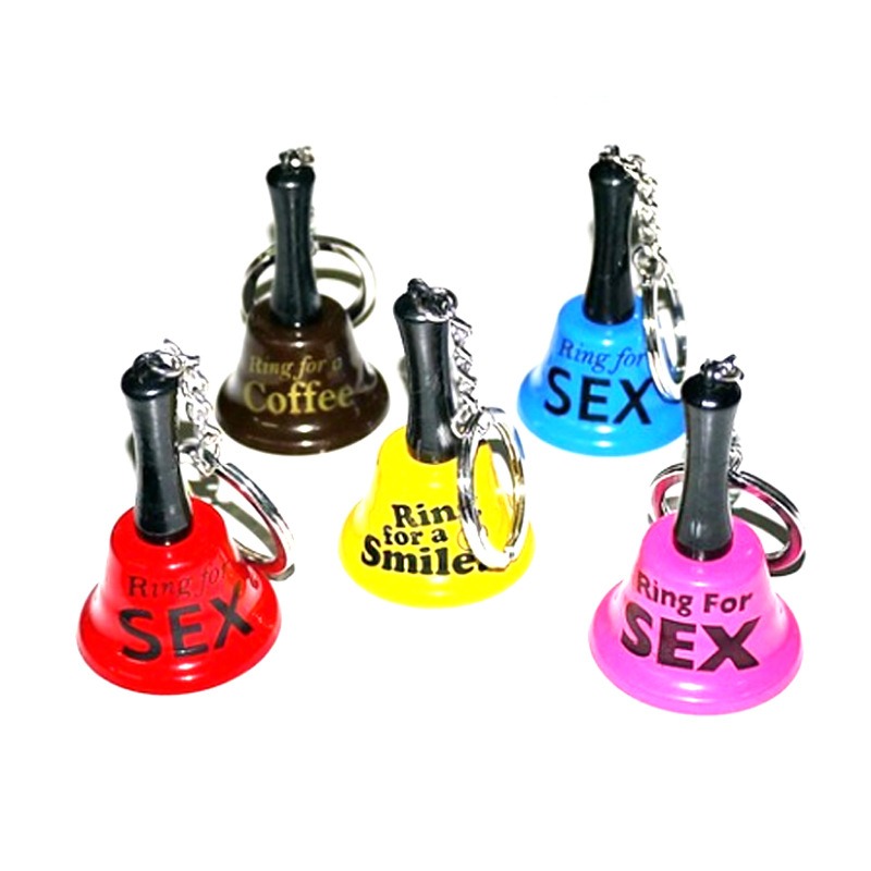 QUEENSTY SMALL BELL KEYCHAIN