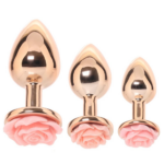QUEENSTY ROSE GOLD METAL ANAL PLUG