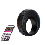 QUEENSTY TIRE COCK RING APP VERSION BLACK - Image 2