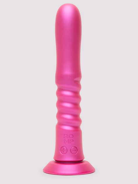 ROMP JIGGLE 9 INCH SILICONE THRUSTING DILDO